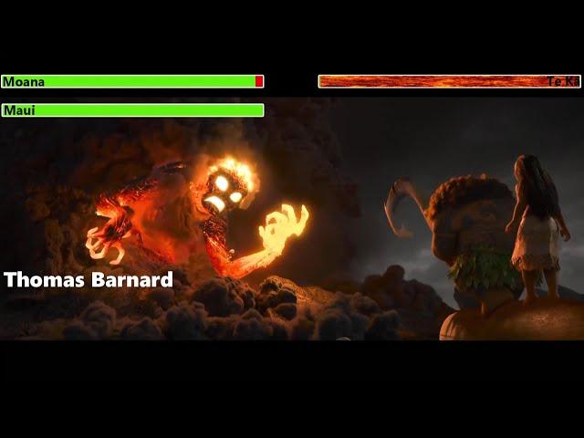 Moana (2016) Final Battle with healthbars 1/2