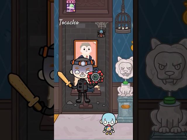 CAPPUCCINO ASSASSINO HIDDEN DOOR  in toca world  #tocaboca #tocalifeworld #gaming #shorts #trend