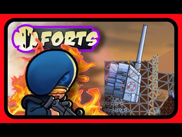 Forts - ОБЬЮЗ МЕХАНИКИ!!! Hex Cannons - БОЛЬШИЕ ПУШКИ #forts #фортс #ЛысыйДядь