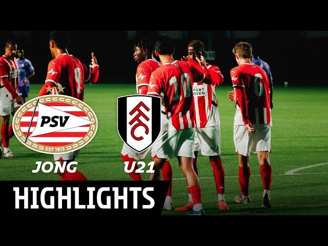 Jong PSV neemt het op tegen Fulham U21 in de PLIC! ️