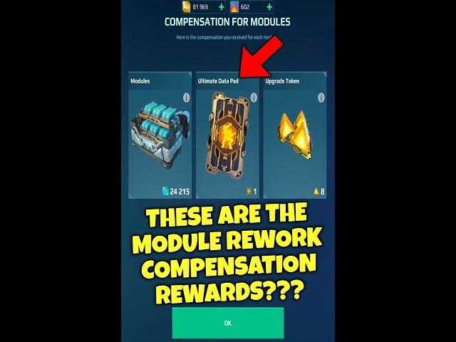 MODULE REWORK COMPENSATION IS HERE!!!  | War Robots 10.5 #WarRobots #WR #Module #Rework