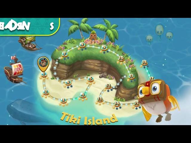 Play Tiki Solitaire TriPeaks