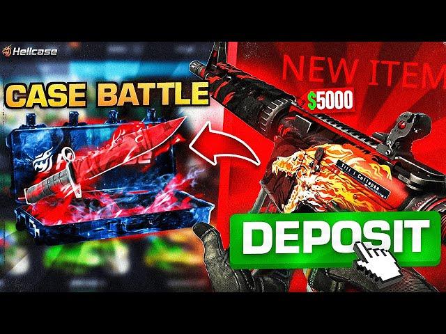 I WON VERY HUGE KNIVES AND SKINS ON HELLCASE ! HELLCASE GIVEAWAY 2025 ! HELLCASE PROMO CODE 2025 !