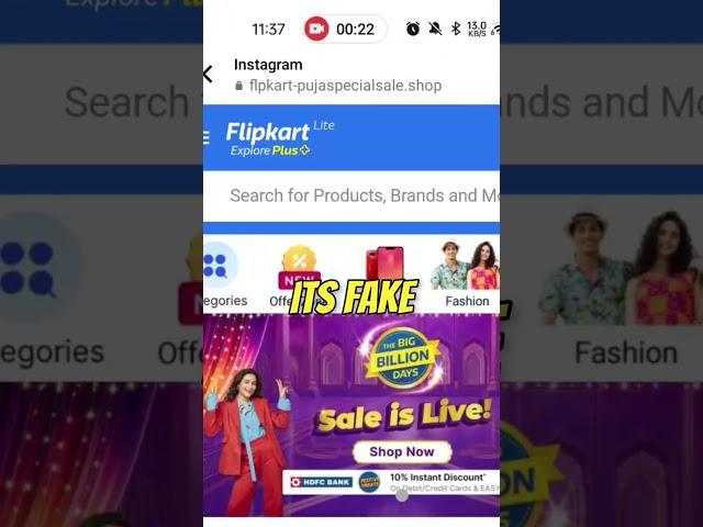 Fake Flipkart Scam website ALERT  | Don’t Get Fooled by Flipkart Impostors! 2024