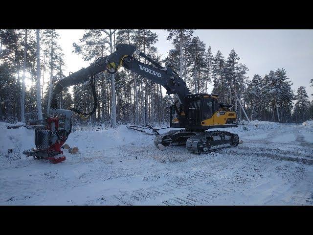 Volvo EC 220 DL / Log Max 7000 xt