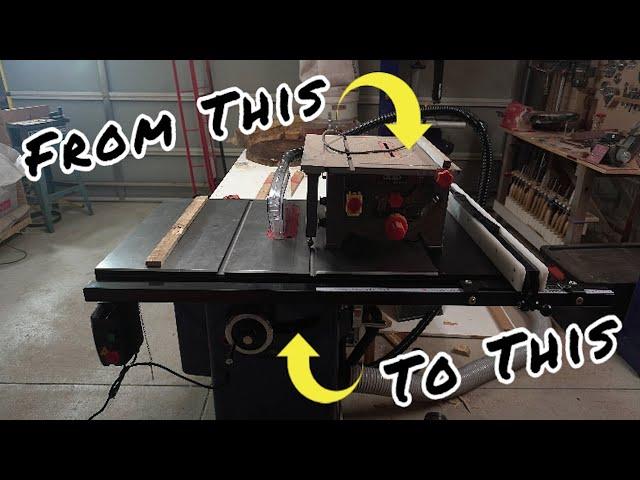 Upgrading My Table Saw || Unboxing and Assembling the Carbatec TS-C250P