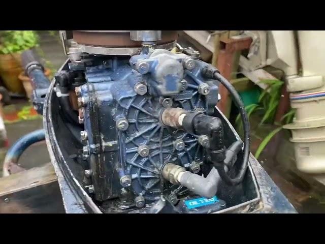 Yamaha 8B Two Stroke Outboard Engine First Run