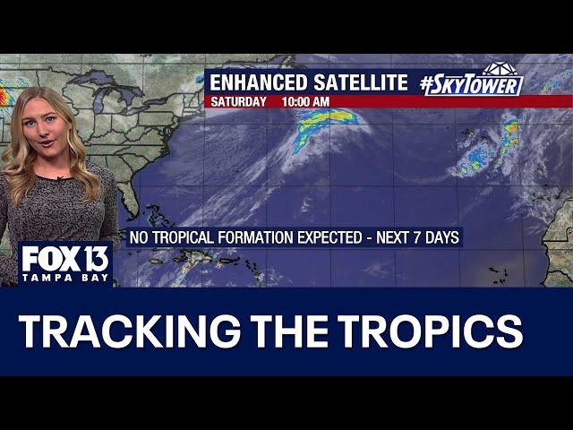 No tropical formations expected in the next seven days