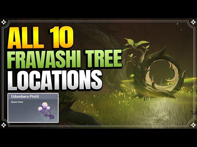 All Fravashi Tree Locations | Udumbara Pistil |【Genshin Impact】