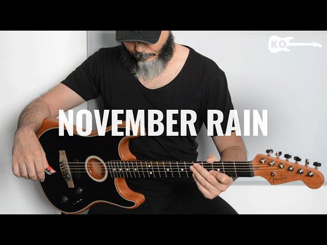 Guns N' Roses - November Rain - Acoustic Guitar Cover by Kfir Ochaion