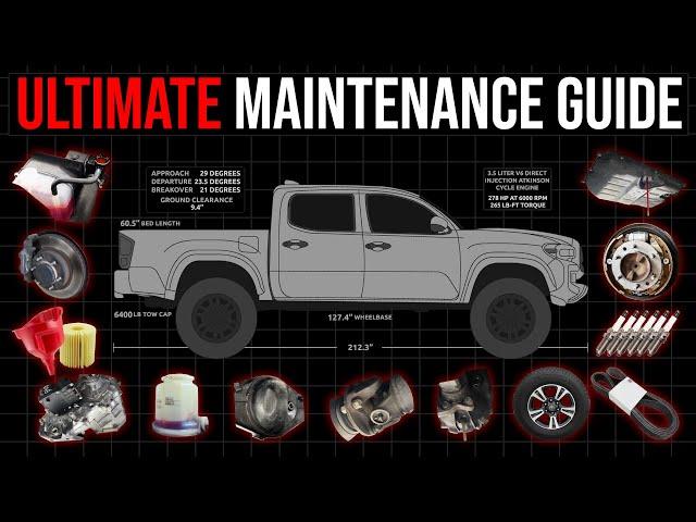 Your Tacoma Can Last FOREVER - The Ultimate Maintenance Guide