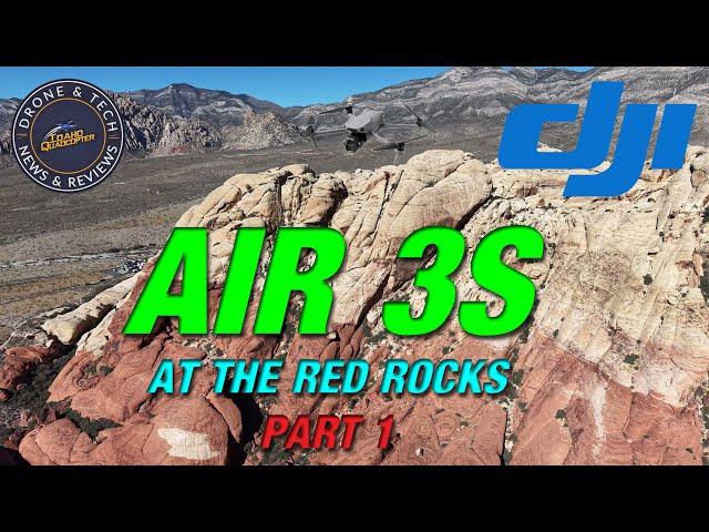 DJI Air 3S Flying at The Red Rocks - Las Vegas Drone Meetup - Part 1