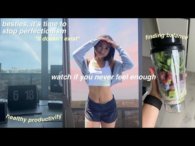 watch if you never feel enough *THIS WILL MOTIVATE YOU* (healthy productivity vlog)