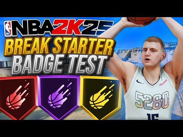 NBA 2K25 Passing Tips How to Get More Assists. Break Starter Badge Test