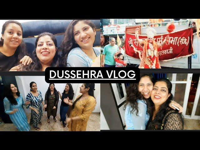 Dussehra Vlog | Dussehra Festival 2022 with Family | SRISHTY MAKEOVERS