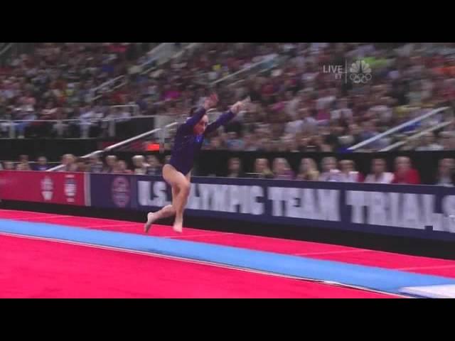 2012 US Olympic Trials Day 2 Jordyn Wieber Vault