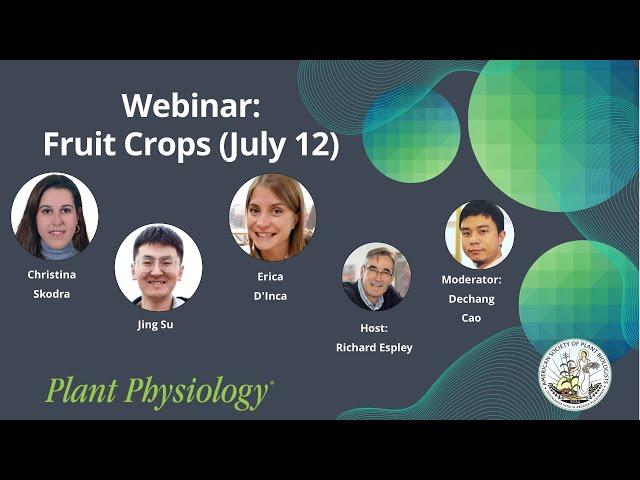 Plant Physiology Webinar: Fruit Crops (1)