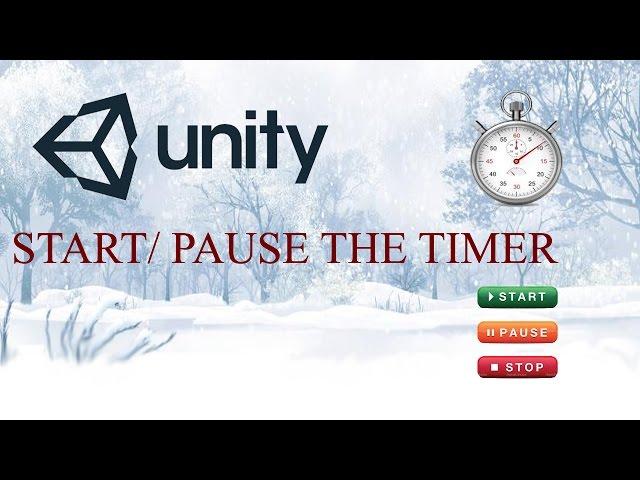 Ep. 6 Start and Pause the timer by using toggle button - Unity 5.5 for beginner