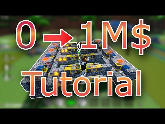 0 to 1M$ Tutorial (Noob to Pro) | Block Tycoon