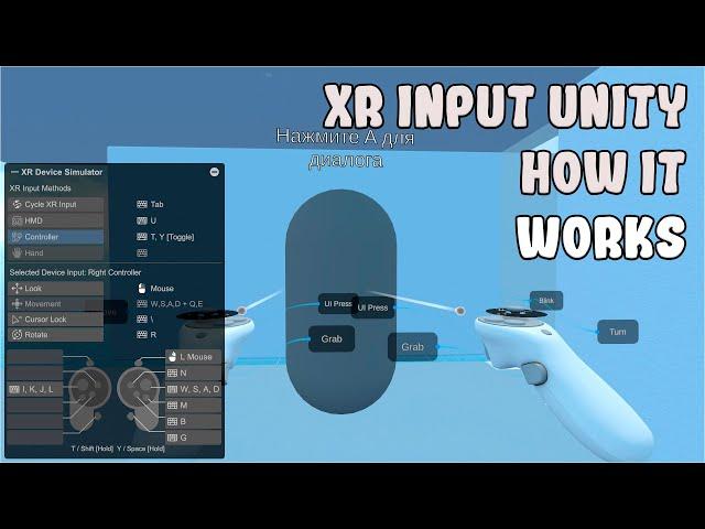 Захват клавиш контроллеров в XR Interaction Toolkit 3.0 | How to Input Actions Works