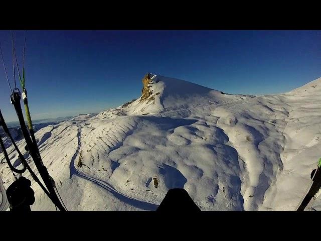 Flight over Gumbashi mountain mass. Full flight