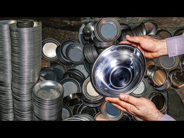 From Sheet to Bowl: How Stainless Steel Bowls are Made | Casting & Buffing of Stainless Steel Pots