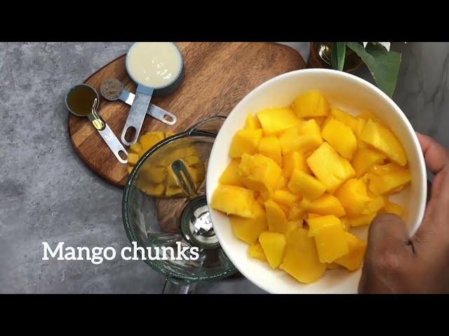 Mango Lassi//Easy Mango Lassi with Roasted Almonds//Jojo’s Plate