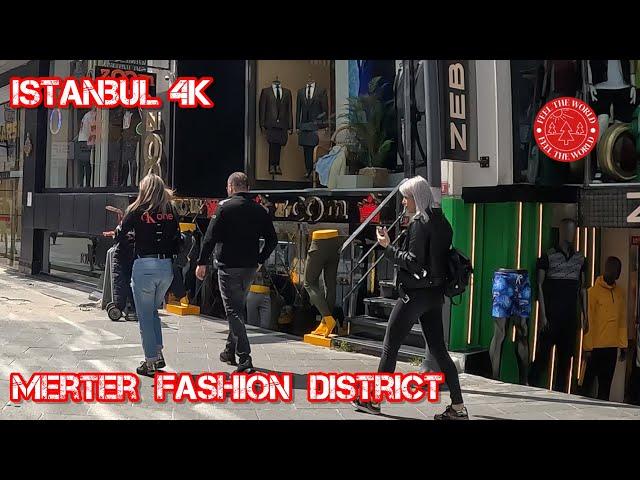 MERTER FASHION DISTRICT Istanbul Türkiye | Walking Tour | 4K UHD 60fps