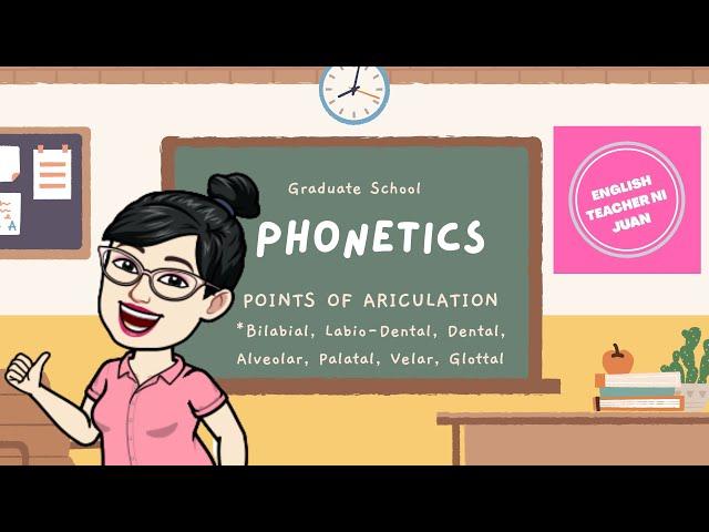 ARTICULATORY PHONETICS || Points of Articulation |Bilabial |Dental |Palatal | Velar |Alveolar | etc.