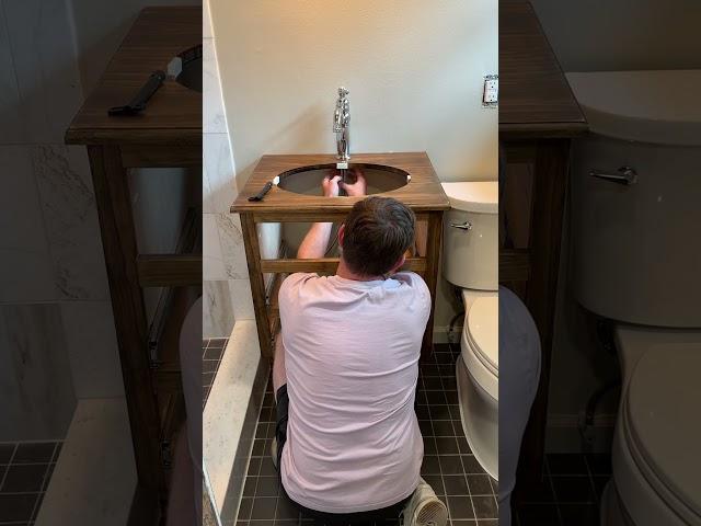 Part 5: hoping our bathroom vanity and sink bowl fits in our little bathroom #BathroomRenovation