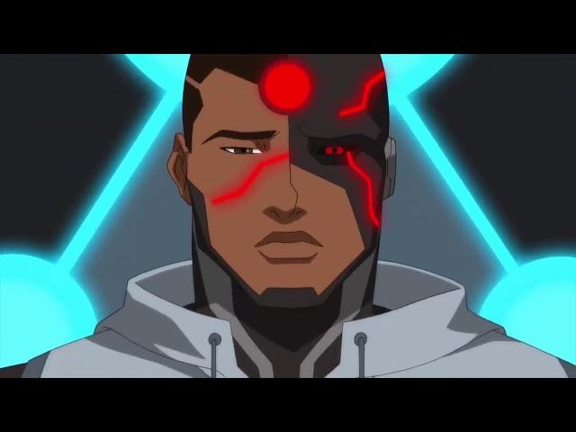 Metron's Chair Purges Fatherbox From Victor Stone (Cyborg)  -  Young Justice Outsiders