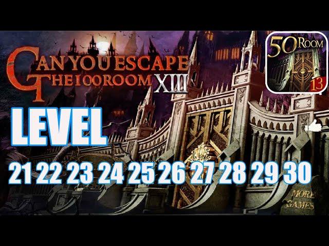 Can you escape the 100 room 13 Level 21 22 23 24 25 26 27 28 29 30 Walkthrough (100 Room XIII)