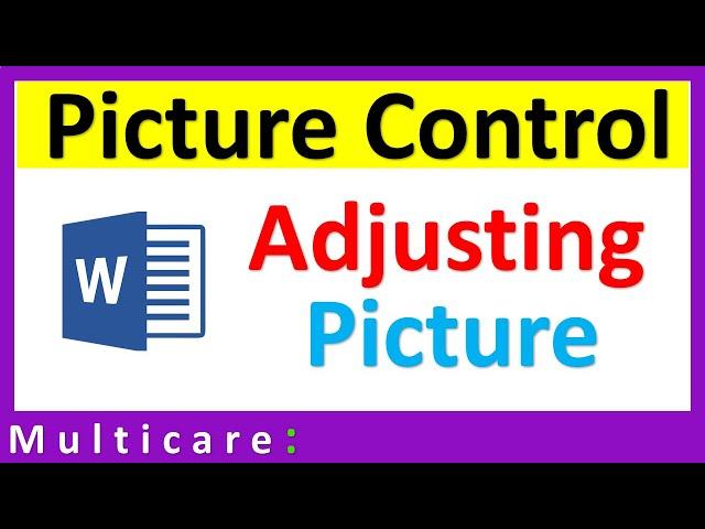 How to fix picture adjustment in word file