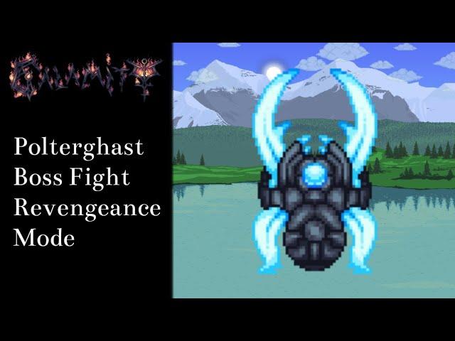 Terraria Calamity - Polterghast Boss Fight - Revengeance Mode