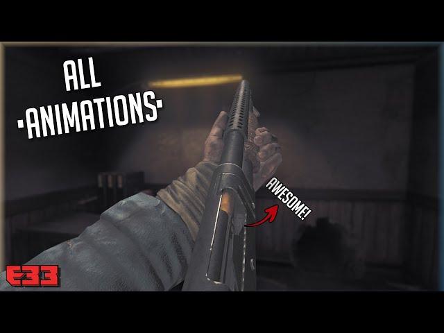 Amnesia: The Bunker - All Weapons and Items Animations Showcase