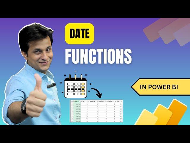 12.0 Date Functions in Power BI (Power Query) | By Pavan Lalwani