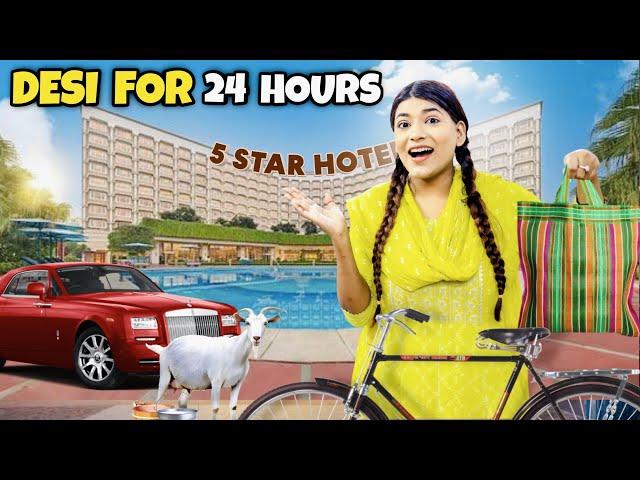 Living Like a DESI For 24 HOURS | Mahjabeen Ali