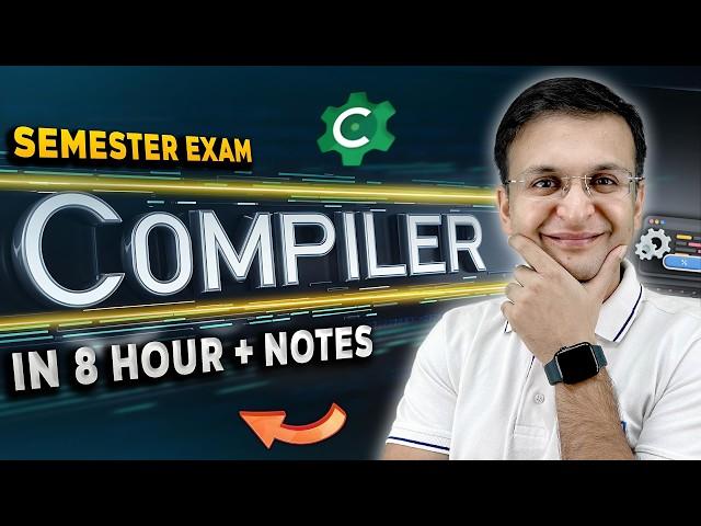 Complete CD Compiler Design in one shot | Semester Exam | Hindi