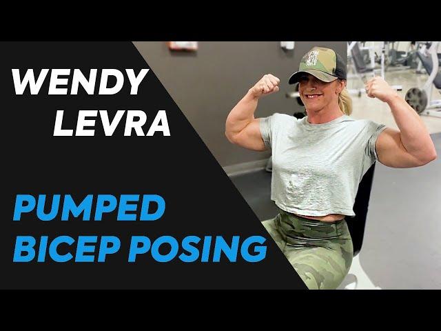 Wendy Levra - Biceps Workout and Pumped Posing - [Pozedown]