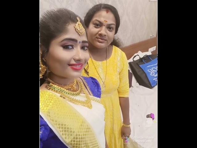 #kavya weds Arjun#wedding makeover video#DharshanaBridalStudio#9207343723