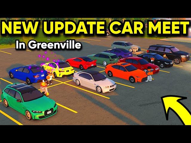 CAR MEET WITH NEW UPDATE CARS IN GREENVILLE!