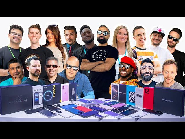 Which SMARTPHONES Do We Actually Use? 2024/2025 Edition ft. MKBHD, Linus Tech Tips + More