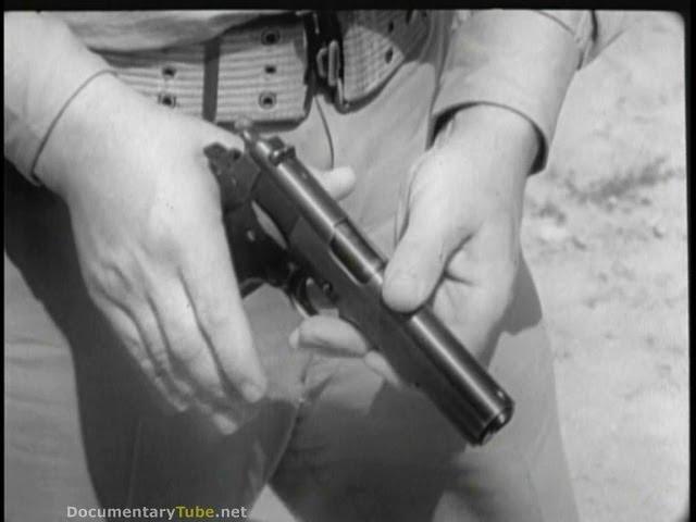 WW2 1911 .45 CAL Pistol Training