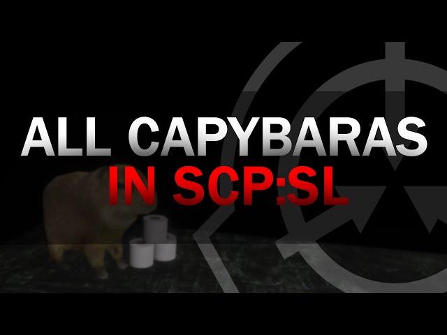 All capybaras in SCP:SL