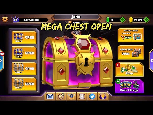 Mega Chest Opening! I Got Legendary In Castle Crush