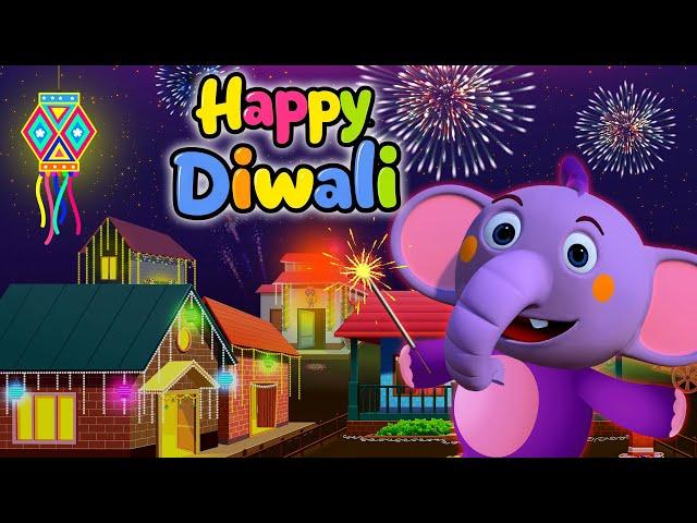 🪔 Happy Diwali Song | 3D Hindi Rhymes For Kids