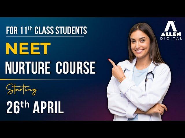 Boost your NEET preparation with ALLEN Digital’s NEET NURTURE COURSE | Target 2025 | @ALLENOnlinePrograms