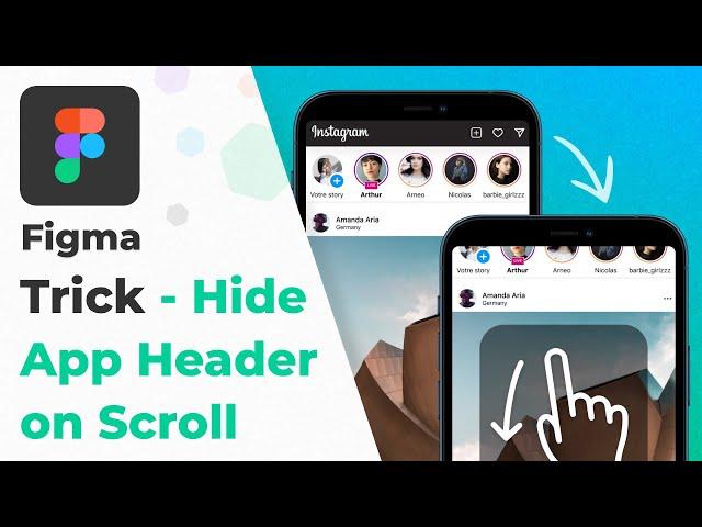Trick to Show/Hide Header on Scroll in Figma