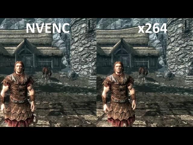 NVENC vs x264 Quality Comparison