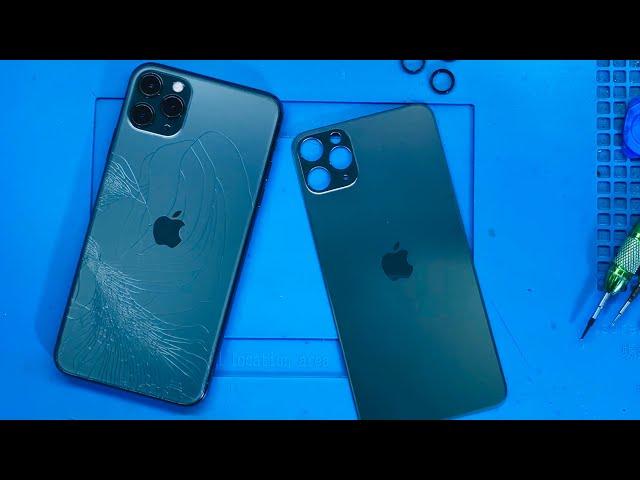 iPhone 11 pro max back glass repair without take out LCD